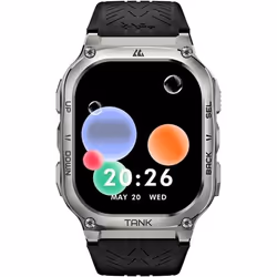 KOSPET Montre intelligente Tank M3 5 cm AMOLED Argent