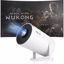 Mini Projecteur Vidéo Portable Full HD 4K 120 ANSI BT5 Correction Automatique