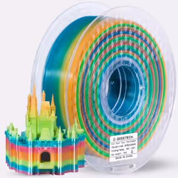 Geeetech Filament dimprimante 3D 175mm PLA 1kg Filament dégradé de couleur