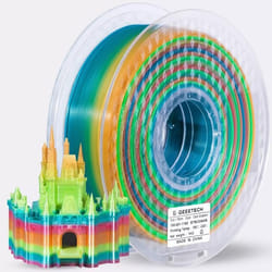 Geeetech Filament dimprimante 3D 175mm PLA 1kg Filament dégradé de couleur