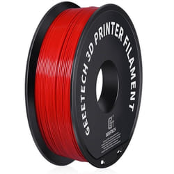 Geeetech Filament dimprimante 3D 1.75mm 1KG ABS+ rougethermoplastique fort