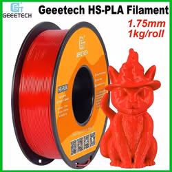 Geeetech Filament pour Imprimante 3D HS PLA Rouge 175mm 1kg/rouleau Consommable
