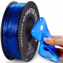 Geetech filament dimprimante 3D TPU 1.75mm 1KG filament flexible bleu clair