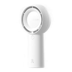Ventilateur à main haut de gamme Life5 Plus (FA43) portable type-C 4000 mAh 5 vitesses JISULIFE blanc glace