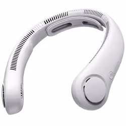 Ventilateur tour de cou haut de gamme Life4 (FA14X) portable 5000 mAh 5 vitesses JISULIFE Gris