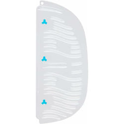 Pura Max Accessoires de Toilette pour Chat, Accessoires de Toilette pour Chat Autonettoyants, Lavables, Faciles à Nettoyer, 3 Paquet - Blanc,Bleu