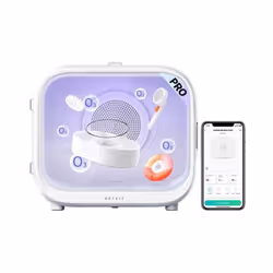 Offrez à votre compagnon le confort d'un toilettage professionnel à la maison avec le séchoir chien et chat PETKIT AirSalon M ...