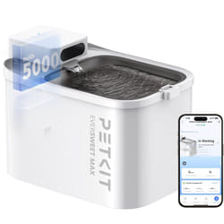Petkit - eversweet Max Fontaine a Eau Chat sans Fil, 3L Fontaine a Eau Chat Chien Acier Inoxydablee, 26dB Ultra Silencieux, Contrôlé par l'APP, 83