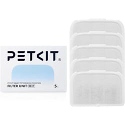 Filtre Fontaine Eau Chat, Élément Filtrant Distributeur d'Eau pour Chat et Chien, Filtre Les Impuretés, 5 pièces à Utiliser sur Les eversweet Max