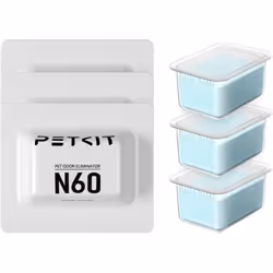 Fonction Désodorisante Améliorée : PETKIT Pet Odor Remover N60, solution sans odeur pour la poubelle, exclusive pour les liti ...