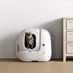 PETKIT Purobot Max Pro Chat Toilettes ouvertes pour animaux de compagnie Blanc
