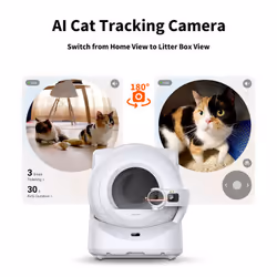 PETKIT P9903 bac à litière pour chiens et chats Chat Bac à litière autonettoyant Blanc - Vue supplémentaire 4