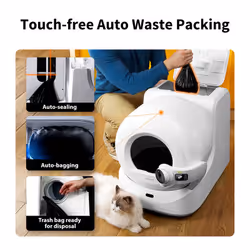 PETKIT P9903 bac à litière pour chiens et chats Chat Bac à litière autonettoyant Blanc - Vue supplémentaire 7