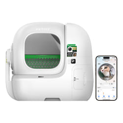 PETKIT Max Pro 2 Chat Toilettes ouvertes pour animaux de compagnie Blanc