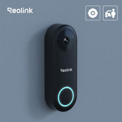 Sonnette Vidéo PoE avec Chime, Caméra 2K+ 5MP, Diagonale de 180°, Audio bidirectionnel, détection de Personne, étanche, Visiophone - Reolink