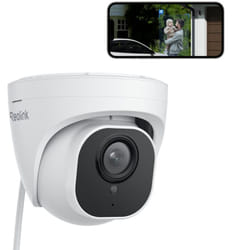 4K 8MP Caméra Surveillance Extérieure PoE Dôme, Détection de Personne/Véhicule, Support Audio, Vision Nocturne ir, Etanche IP66, Time Lapse - Reolink