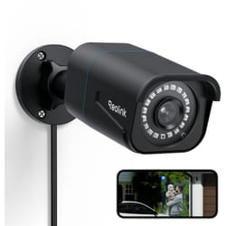 4K 8MP Caméra Surveillance Extérieure PoE, Détection Personne/Véhicule, Vision Nocturne 30m, Support Audio, Etanche IP66, Time Lapse, Noir - Reolink