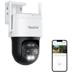 4K 8MP ptz Camera Surveillance WiFi 2,4/5 GHz à Double Objectif, Zoom 6X, Détection Humaine/Véhicule/Chat/Chien, Suivi Automatique, Vision Nocturne