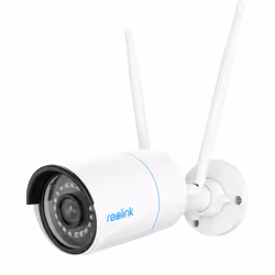 Reolink W320, Caméra de sécurité IP, Extérieure, Avec fil &amp;sans fil, Google Assistant, Mur, Blanc