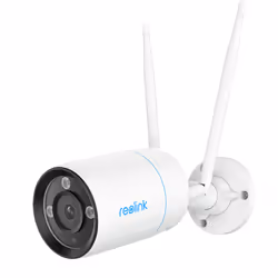 Reolink W330, Caméra de sécurité IP, Intérieure et extérieure, Avec fil &sans fil, Google Assistant, Mur, Blanc