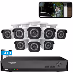 Surveillance Intelligente avec Ultra HD 4K 4K ULTRA HD Doté de la résolution de 4K, présente d’une clarté de presque 4 fois s ...