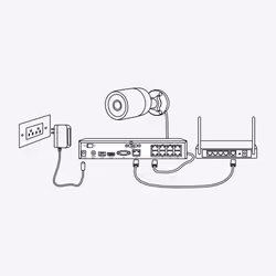 Reolink P324 Dôme Caméra de sécurité IP Intérieure et extérieure 2880 x 1616 pixels Plafond