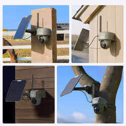 Reolink Go Series G450 + Solar Panel 2 Dôme Caméra de sécurité IP Extérieure 3840 x 2160 pixels Plafond/mur