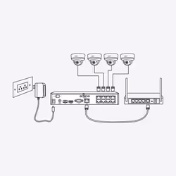 Reolink NVS16(NHD) Noir