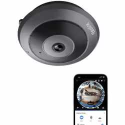 Description générale La caméra fisheye offre une vue panoramique à 360° avec un champ de vision de 180° dans toutes les direc ...