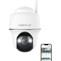 4K 8MP Caméra Surveillance WiFi 2,4/ 5 GHz sur Batterie Exterieure, Vision Nocturne Couleur, 355° Pan & 140° Tilt, Détection Intelligente, Audio