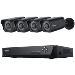 Kit Vidéo Surveillance avec 4K 8MP 4X Bullet Caméra ip PoE et 8CH 2To nvr, Détection Personne/Véhicule, Vision Nocturne 30m avec Audio, Noir - Reolink