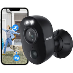 1080P Caméra de Surveillance Wifi avec Projecteur led et Sirène, Alerte de Mouvement pir, Audio Bidirectionnelle, Imperméable, Stockage Cloud et