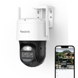 Caméra de Surveillance 2K 4MP WiFi batterie, intelligente Auto Suivi Zoom 6X, Deux Objectif, Projecteur - Reolink