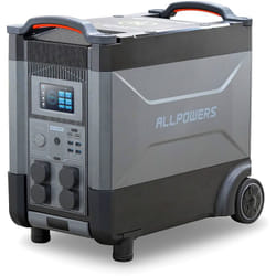 Allpowers - R4000 Centrale électrique portable, générateur solaire 3600 Wh Batterie LiFePO4 ca 4000W, charge rapide,capacité extensible 21600 Wh pour
