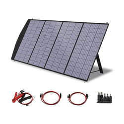 Allpowers - Panneau Solaire Pliable de 200W,Chargeur Solaire Portable,Avec Sortie MC-4,Kit de chargement solaire,pour Générateur Solaire