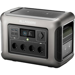 Centrale électrique portable ALLPOWERS 1800W batterie LiFePO4 1152 Wh générateur alimentation durgence mobile pour jardin fête