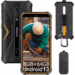 Smartphone Ulefone Armor X12 Pro Android 13 Octa-Core 8Go64GoTF-256GoOrange