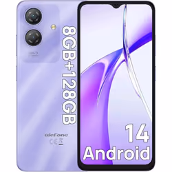 Smartphone Android 14 Ulefone Note 218Go128GoTF-1TBOcta Core90Hz Écran 6.65 HD5000mAh Batterie4G Dual SIMCaméra 13MP5MP