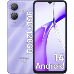 Smartphone Android 14 Ulefone Note 218Go128GoTF-1TBOcta Core90Hz Écran 6.65 HD5000mAh Batterie4G Dual SIMCaméra 13MP5MP