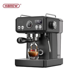 Machine à espresso semi-automatique - HIBREW - H10A - Pompe 20 bars - Température PID réglable - Porte-filtre 58 mm