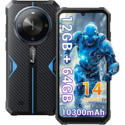 FOSSiBOT F105 Smartphone Incassable Android 146.745 HD+ écran Smartphone Etanche10300mAh Telephone Portable Incassable124+8 Go