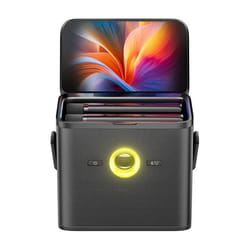 Ikarao Karaoké Set pour Adultes – Shell S3 – 2 Micros Sans Fil – 80W – Application Karaoké Gratuite 6 Mois – Écran HD – Noir