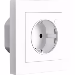 Aqara - H2 eu Wall Plug with Matter, Requires Zigbee 3.0 hub, 16A, Energy Monitoring and Power Protection, Scheduling, Timer Mode and Control