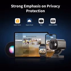 Aqara Hub G5 Pro Cube Caméra de sécurité IP Extérieure 2688 x 1520 pixels Plafond/mur - Vue supplémentaire 4