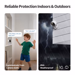Aqara G100 Cube Caméra de sécurité IP Intérieure et extérieure 2304 x 1296 pixels Plafond/mur - Vue supplémentaire 3