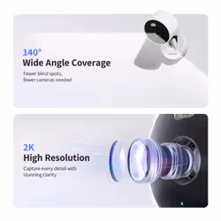 Aqara G100 Cube Caméra de sécurité IP Intérieure et extérieure 2304 x 1296 pixels Plafond/mur - Vue supplémentaire 5