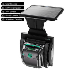 Robot de piscine sans fil - WYBOT - Wybot S2 Solar - Recharge solaire - Nettoyage complet - 25h autonomie
