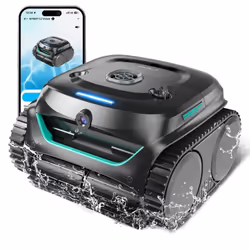 DESCRIPTION GÉNÉRALE Le WYBOT C2 Vision est un robot de piscine sans fil avec la technologie Smart Vision Navigation. Il déte ...