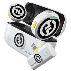 Micro cravate - Hollyland - Lark M2 Qualité Audio Hi-Fi 40H Utilisation Micro Lavalier pour Livestreaming Vlog-Blanc