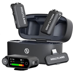 Hollyland Lark MAX 2 Micro cravate sans fil pour iPhone Camera Android reduction bruit AI audio 32 bits transmission 340m